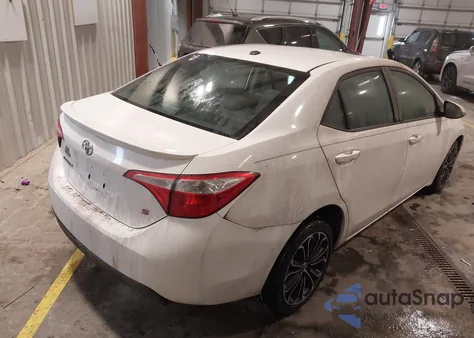 2015 Toyota Corolla S Premium из США, поврежденный, VIN 2T1BURHEXFC257022